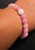 Breast Cancer Bracelets with Pink Quartz
