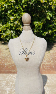 Gold plated Heart Locked Pendent