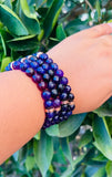 Purple Ágata Bracelets