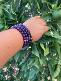 Purple Ágata Bracelets